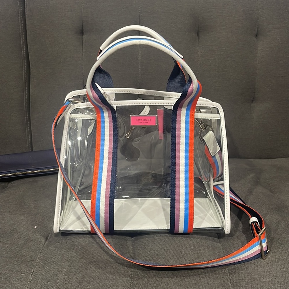 Brand New Never Used Kate Spade See Through Medium Satchel